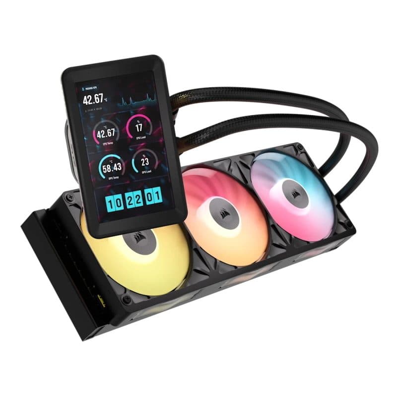 Sistema di raffreddamento con display LCD 360 mm - Corsair iCUE LINK Titan II 360 RX