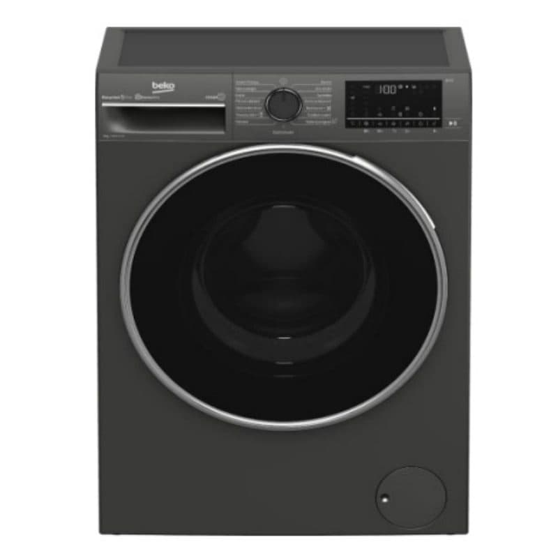 Lavatrice 7 kg slim con inverter e vapore, 1200 giri, grigio - Beko AMBSU372M