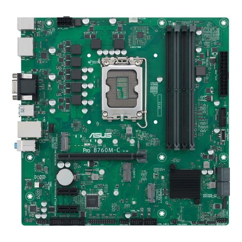 Scheda madre Intel B760 LGA 1700 micro ATX - ASUS Pro B760M-C-CSM