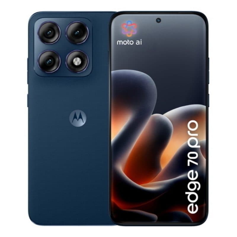 Smartphone 5G dual SIM 6,78 pollici octa core 256GB RAM 8GB blu scuro - Motorola Edge 70 Pro