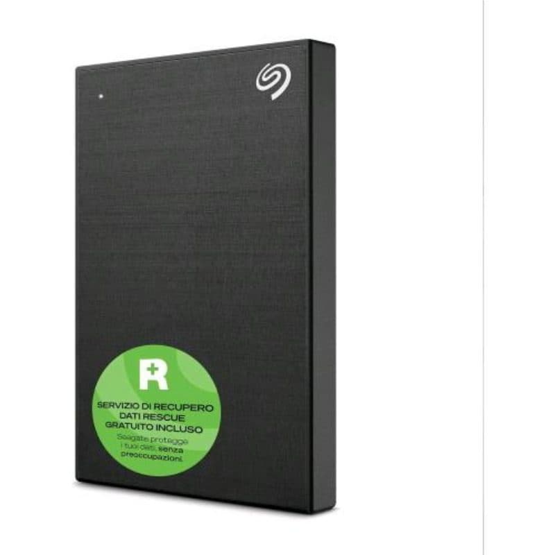 Hard disk esterno portatile 2TB USB 3.0 con Seagate Rescue Data Recovery nero - Seagate One Touch HDD