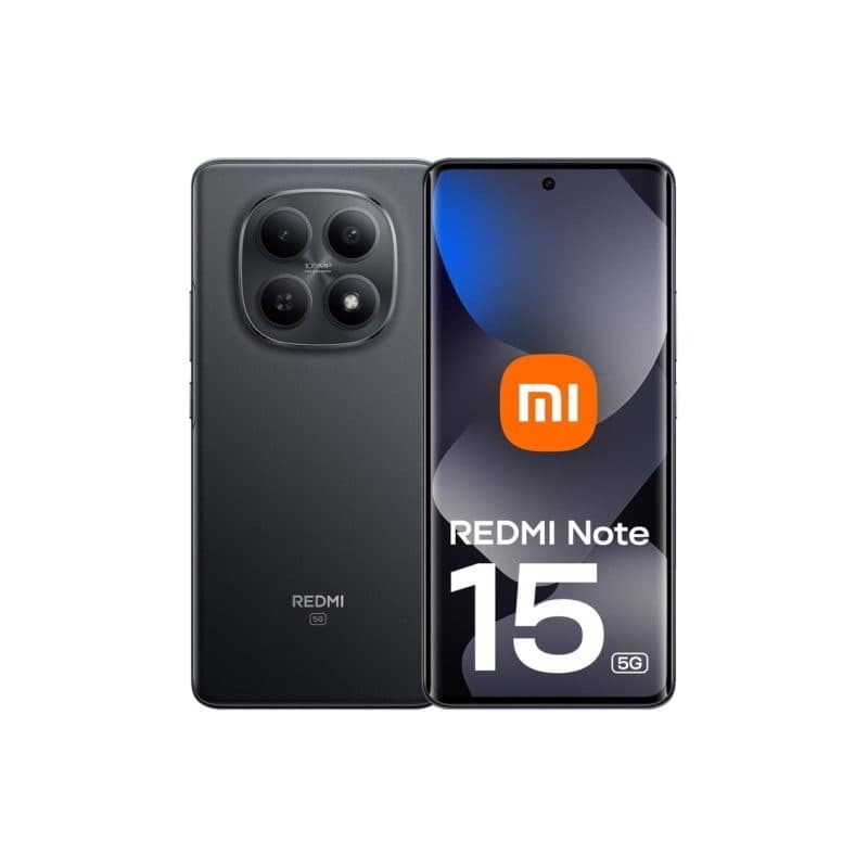Smartphone 5G dual SIM 6,77 pollici 6GB RAM 128GB nero Midnight - Xiaomi Redmi Note 15
