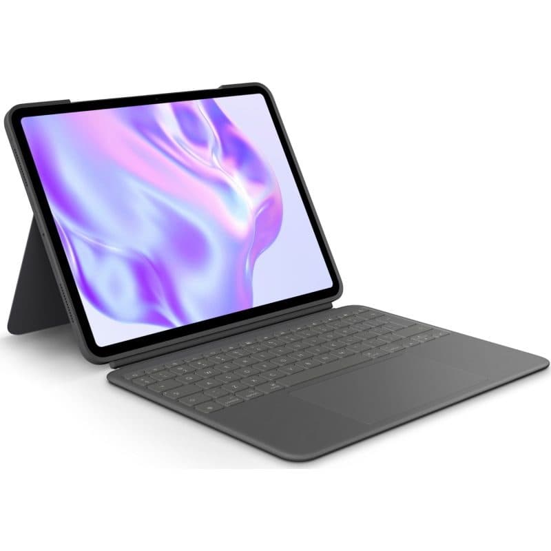 Tastiera con custodia QWERTY US International Smart Connector grafite - Logitech Combo Touch