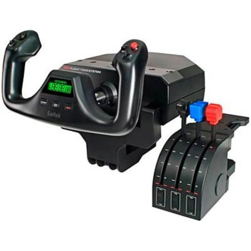 Sistema yoke per simulazione di volo analogico/digitale PC USB 2.0 nero - Logitech G Flight Yoke System