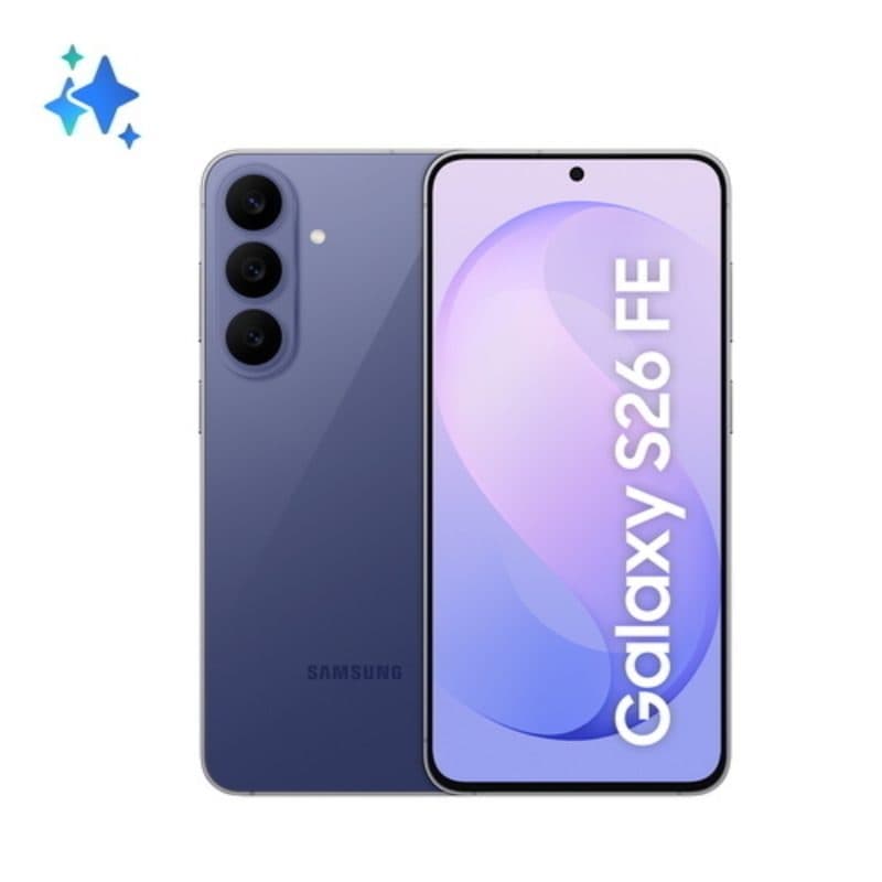 Smartphone 5G dual SIM 6,7 pollici octa core 128GB RAM 8GB Blueberry - Samsung Galaxy S26 FE S741