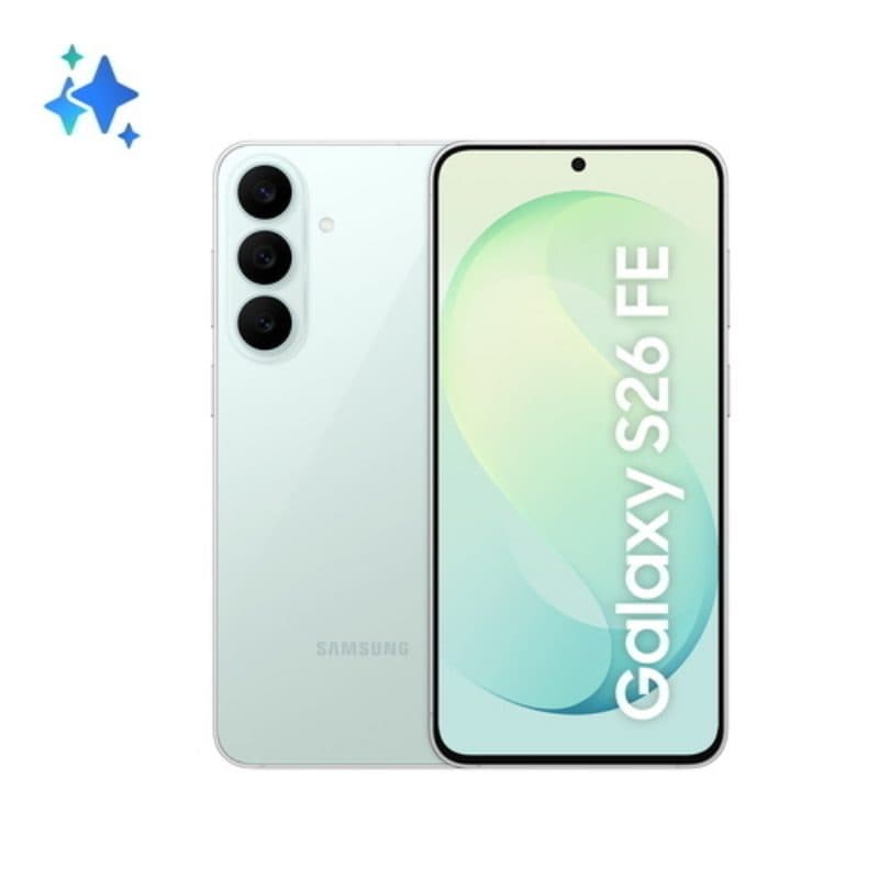 Smartphone 5G dual SIM 6,7 pollici octa core 128GB RAM 8GB pistacchio - Samsung Galaxy S26 FE S741
