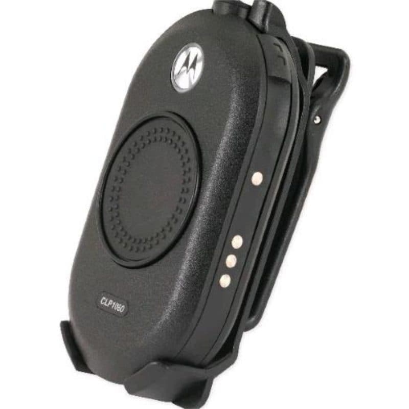 Walkie talkie 8 canali con caricabatterie e auricolare nero - Motorola CLP446