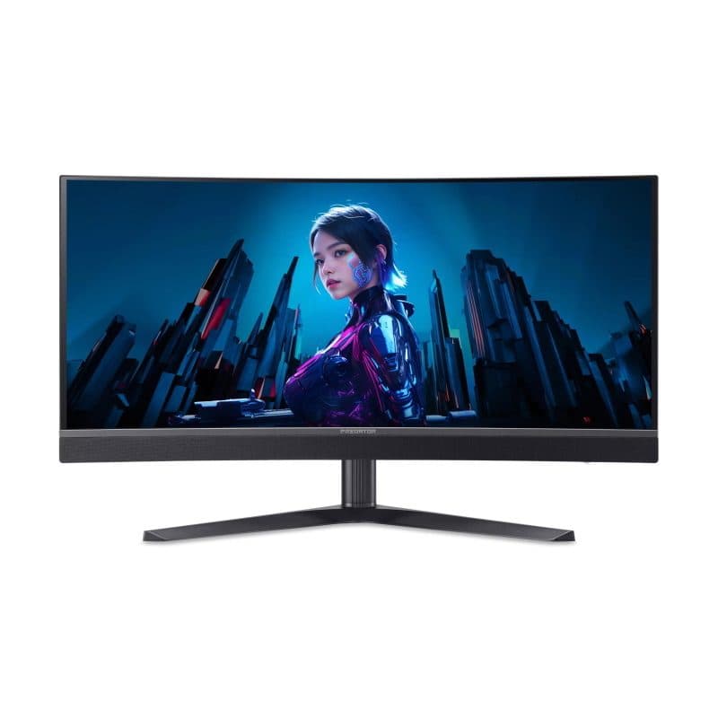 Monitor curvo 34 pollici QD-OLED 360Hz WQHD 0,03 ms multimediale USB-C 2x HDMI/2x DisplayPort - Acer Predator X34F1BMIIPPHUZX