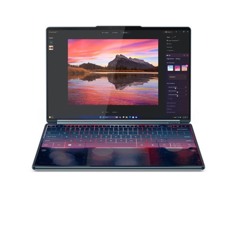 Notebook 2 in 1 14 pollici touch screen 2.8K Intel Core Ultra 9 285H 32GB LPDDR5X SSD 1TB - Lenovo Yoga Book 9 14IAH10