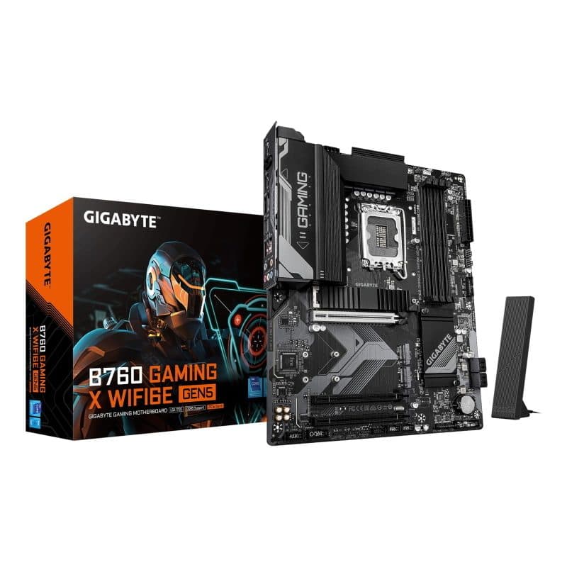 Scheda madre per Intel Core di 14a generazione VRM 8+1+1 fasi Wi-Fi 6E Gen5 - Gigabyte B760 Gaming X