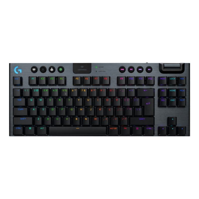 Tastiera gaming Lightspeed USB, RF wireless e Bluetooth QWERTY US International nero - Logitech G G915 X