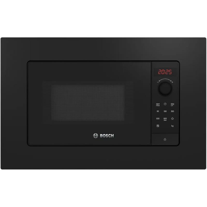 Forno a microonde da incasso 20 litri 800 W nero - Bosch BFL623MB4