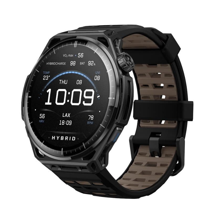 Smartwatch 51 mm AMOLED 1,5 pollici 480 x 480 pixel touch screen titanio nero Wi-Fi GPS - Amazfit Balance 3