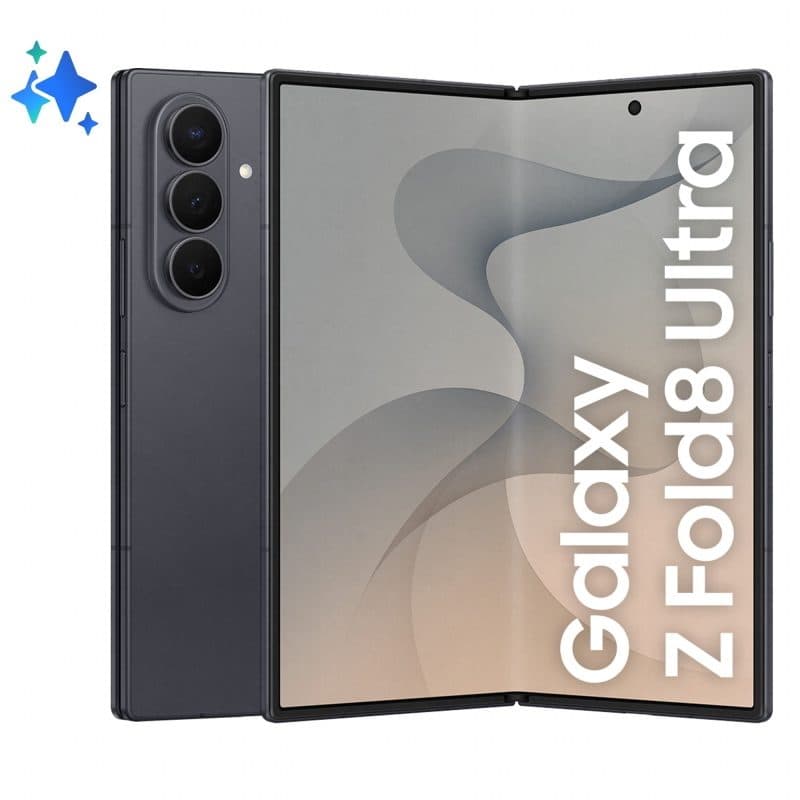Smartphone 5G dual SIM 8 pollici 12GB RAM 512GB 5000 mAh USB-C grafite - Samsung Galaxy Z Fold8 Ultra