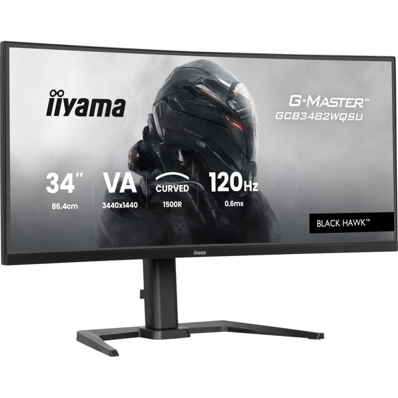 Monitor ultrawide 34 pollici 3440 x 1440 pixel Quad HD LED nero - iiyama GCB3482WQSU-B1