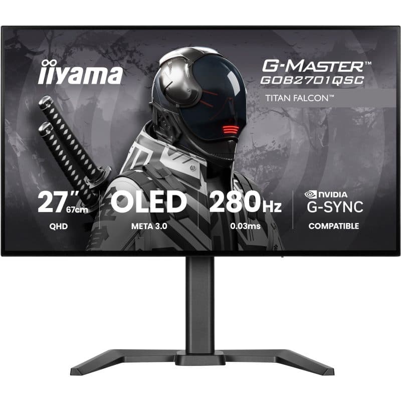 Monitor gaming 27 pollici 2560 x 1440 pixel QHD nero - iiyama G-Master