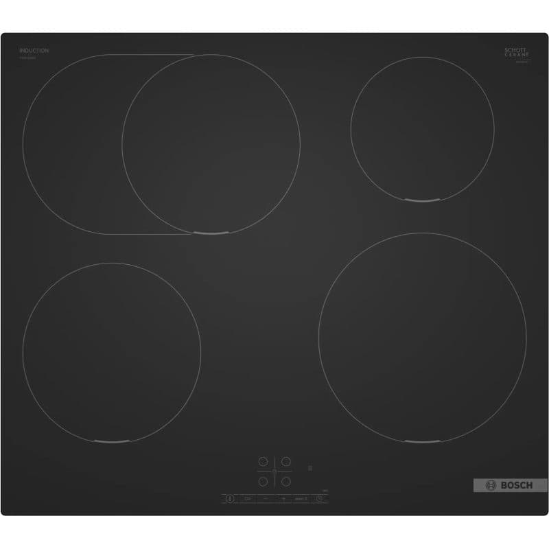 Piano cottura a induzione 60 cm nero - Bosch Serie 4 PIF61ABB5E