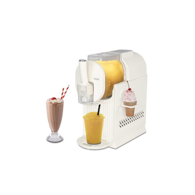 Gelatiera 2 in 1 slush e gelato soft con compressore 150 W crema - Unold Sofia 48960