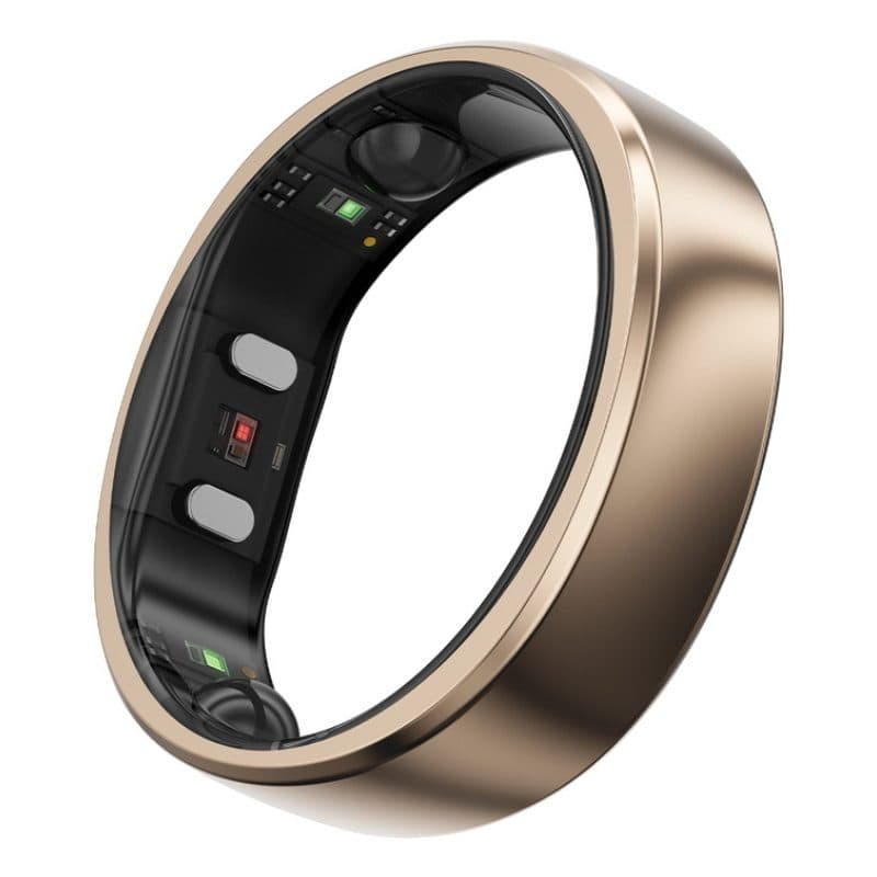 Smart ring con monitoraggio di sonno, fitness e frequenza cardiaca oro Dune - RingConn Gen2 Air
