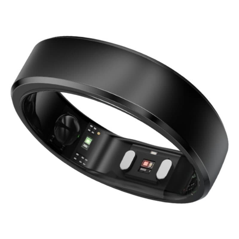 Smart ring con monitoraggio di sonno, fitness e frequenza cardiaca nero opaco - RingConn Gen2
