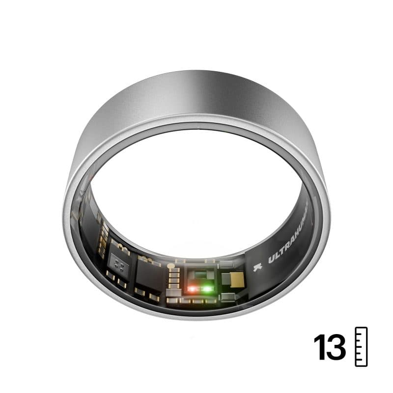 Smart ring titanio grezzo taglia 13 - Ultrahuman Air