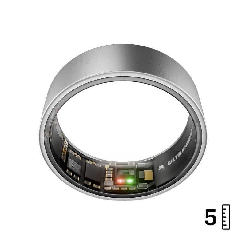 Smart ring titanio grezzo taglia 5 - Ultrahuman Air