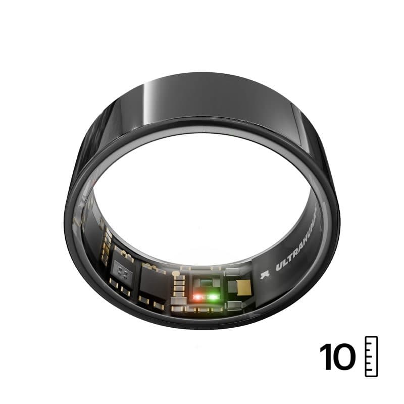 Smart ring nero Aster taglia 10 - Ultrahuman Air