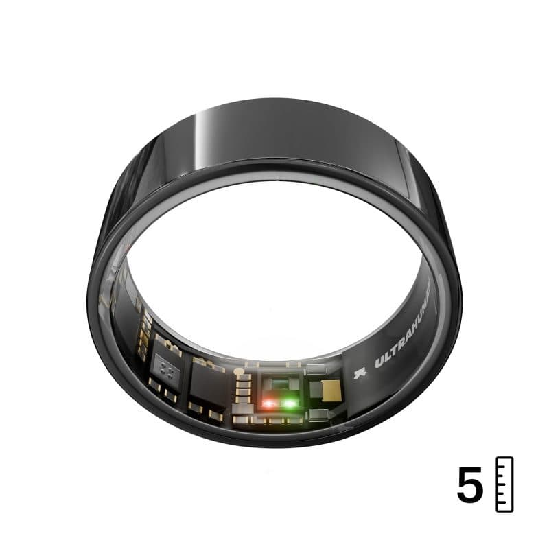 Smart ring nero Aster taglia 5 - Ultrahuman Air