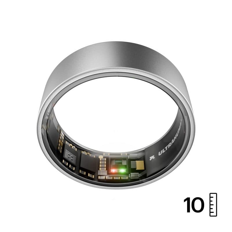 Smart ring taglia 10 Raw Titanium - Ultrahuman Air