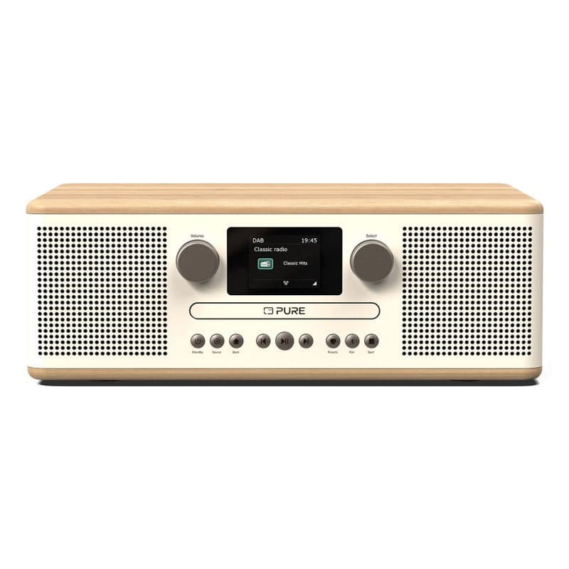 Radio digitale bianco/rovere EU/UK - Pure Classic C-D6