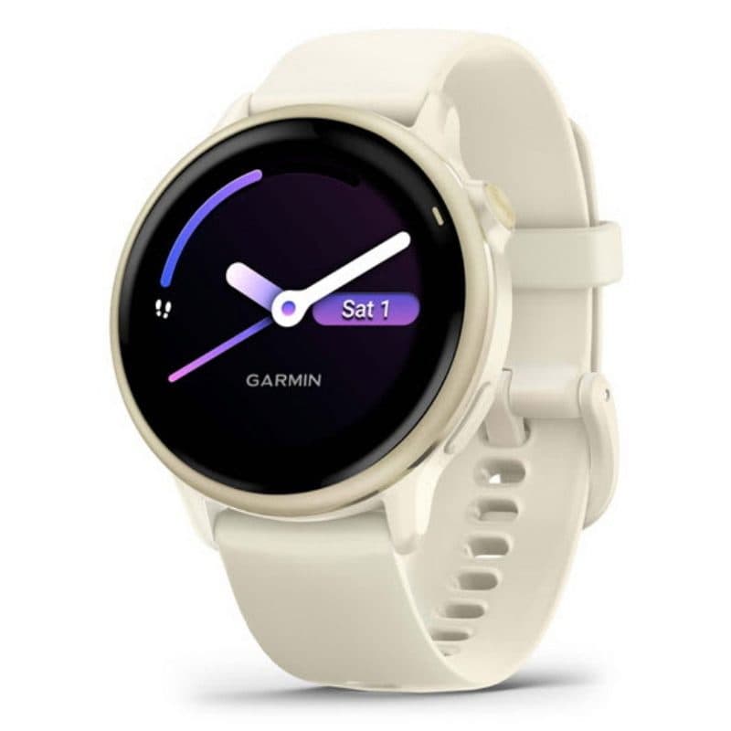 Smartwatch in alluminio Bone/Lunar Gold - Garmin vívoactive 6