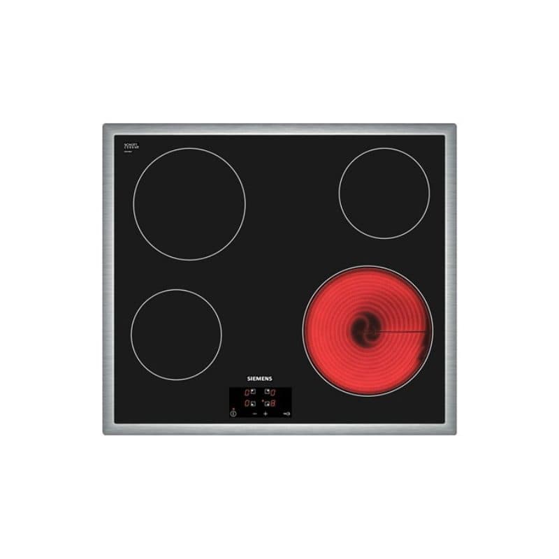 Piano cottura in ceramica da incasso 4 fornelli nero - Siemens ET645HE17