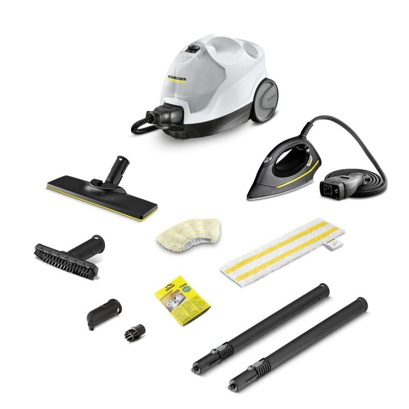 Pulitore a vapore cilindrico 0,8 L 2000 W nero e bianco - Kärcher SC 4 EasyFix Iron
