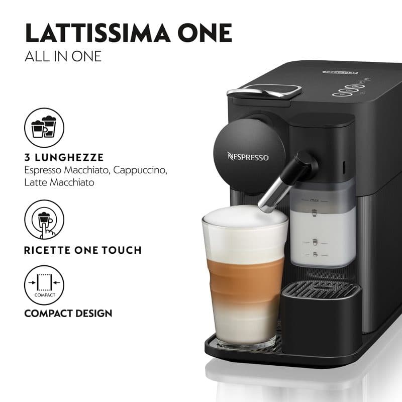 Macchina per espresso automatica 1 L - De'Longhi Lattissima One EN510.B
