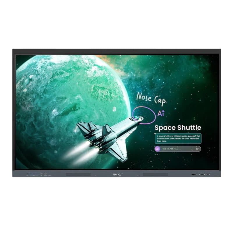 Monitor interattivo 65 pollici touch con Bluetooth 8GB/128GB Android 16 EDLA - BenQ RE6504 RE6505E