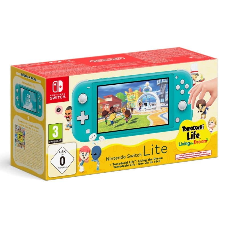 Console con Tomodachi Life e 3 mesi di Nintendo Switch Online - Nintendo Switch Lite