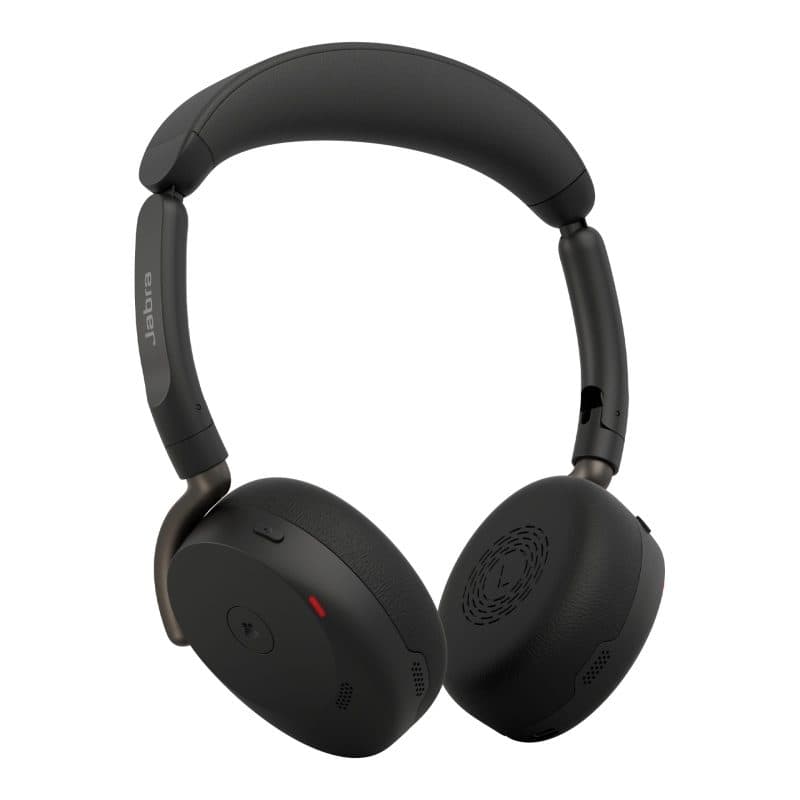Cuffie wireless a padiglione per ufficio USB-A Bluetooth nero - Jabra Evolve3 65 Flex