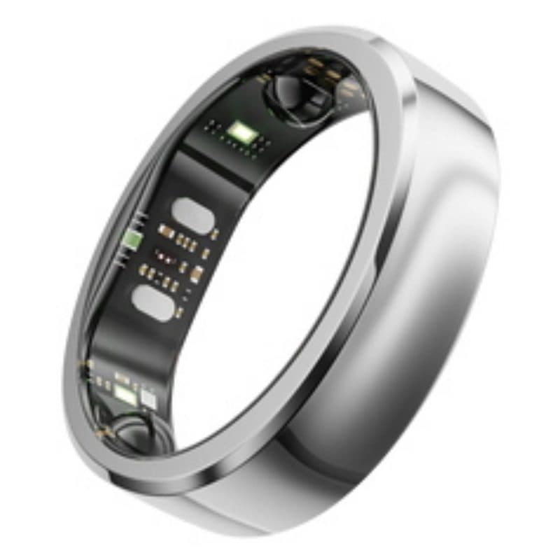 Smart ring per donna e uomo taglia 7 argento lucido - RingConn Gen3