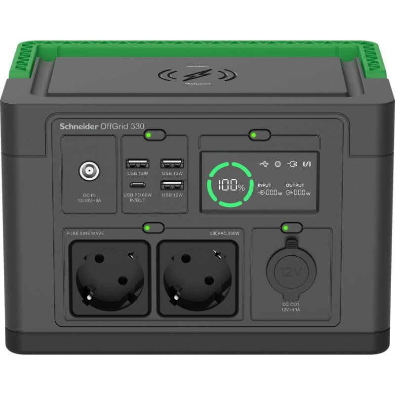 Stazione di alimentazione portatile agli ioni di litio 531 W 3,3 kg - APC PPS330-GR