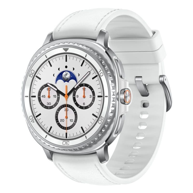Smartwatch AMOLED 1.3 pollici 46 mm 438 x 438 pixel touch screen Wi-Fi GPS argento - Samsung Galaxy Watch 8 Classic
