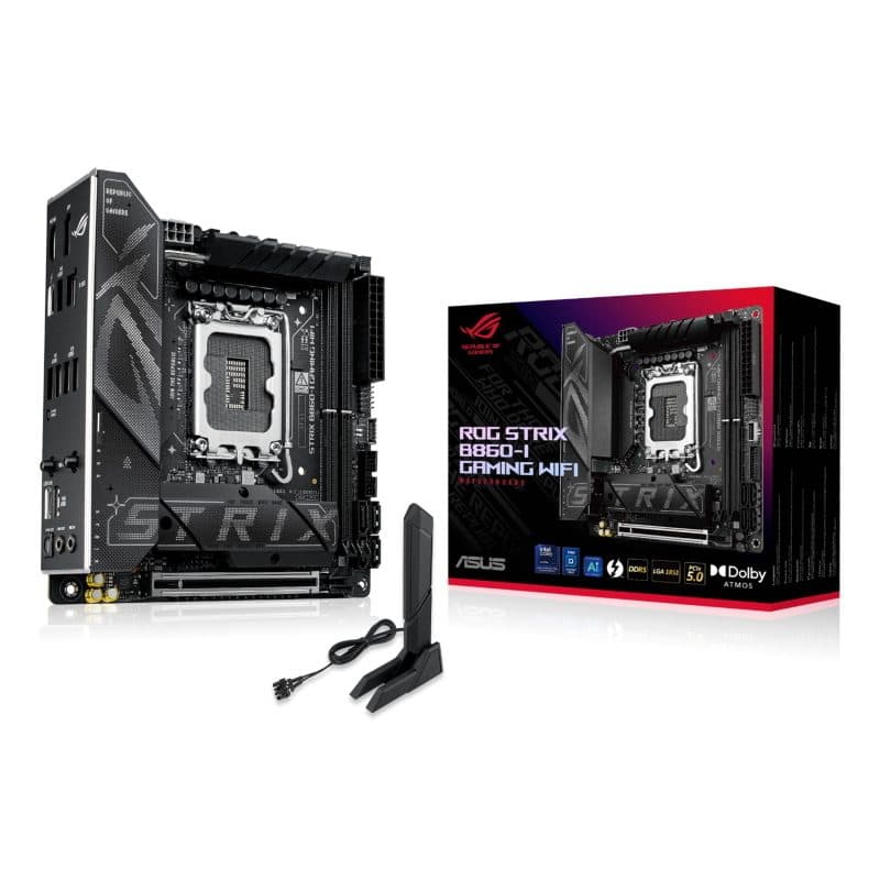 Scheda madre mini ITX socket LGA 1851 (Socket V1) chipset Intel B860 - ASUS ROG Strix B860-I Gaming WiFi