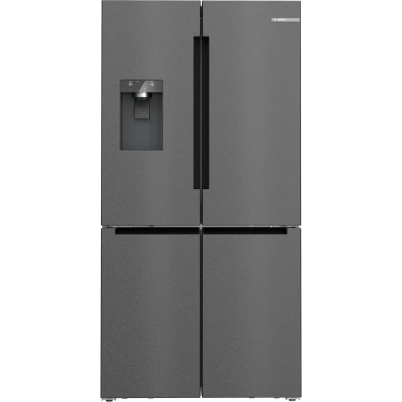 Frigorifero side-by-side a libera installazione 574 L classe E nero e acciaio inox - Bosch Serie 6 KFI96AXEA