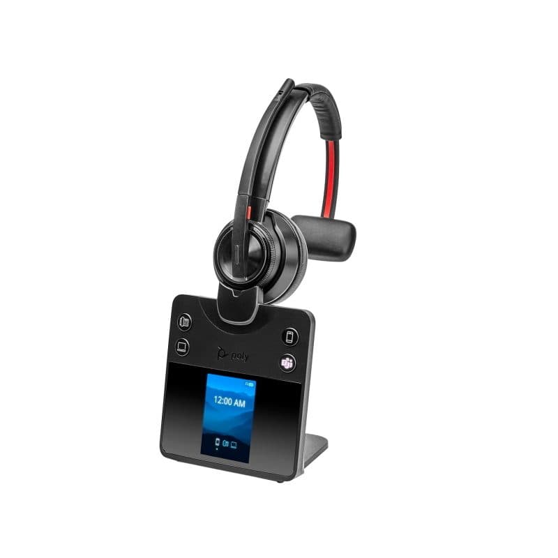 Cuffie monoaurali per ufficio DECT 1880-1900 MHz certificate per Microsoft Teams - Poly Savi 8410