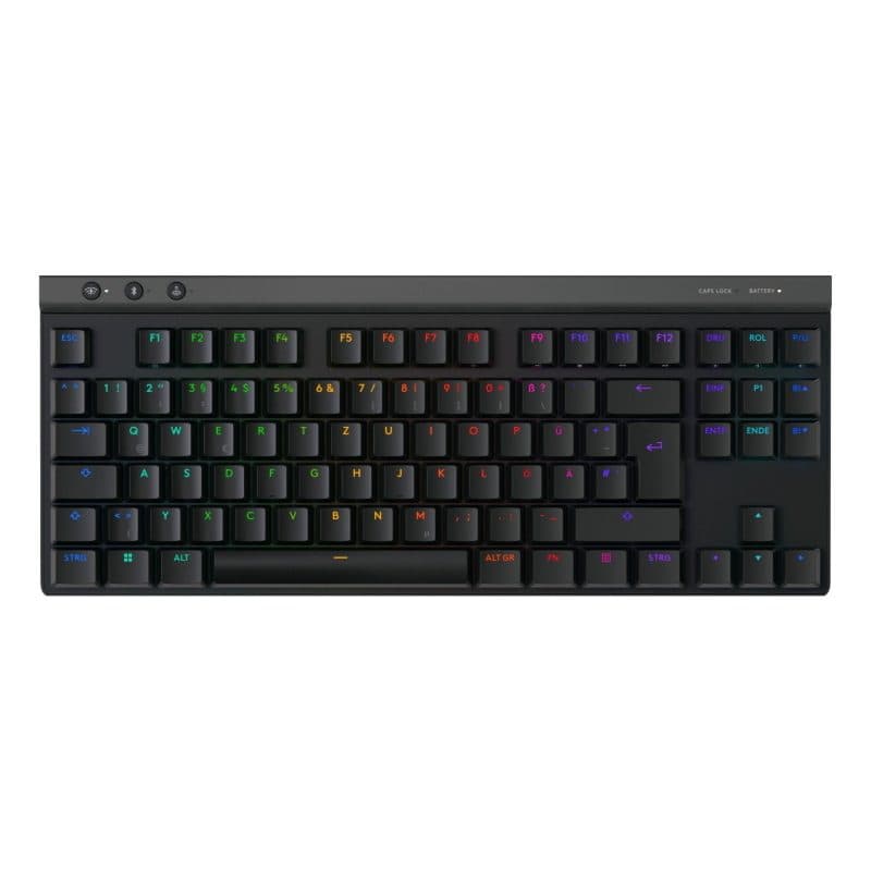 Tastiera gaming wireless RF e Bluetooth layout QWERTZ ceco nero - Logitech G515