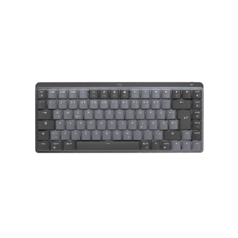 Tastiera meccanica wireless RF e Bluetooth layout QWERTZ tedesco grafite e grigio - Logitech MX Mini Mechanical