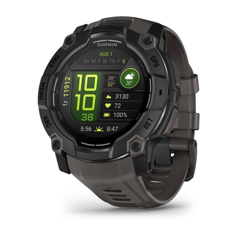 Smartwatch multisport AMOLED 50 mm nero - Garmin Instinct 3