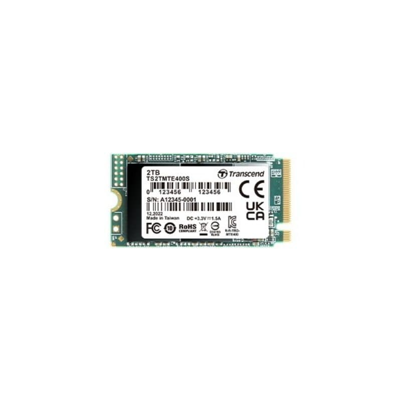 SSD M.2 2TB PCI Express 3.0 NVMe 3D NAND - Transcend 400S