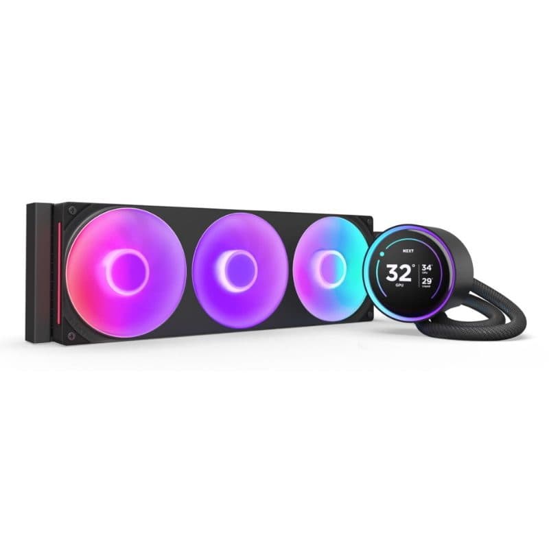 Raffreddatore a liquido all-in-one per processore 12 cm nero - NZXT Kraken Elite 360 RGB