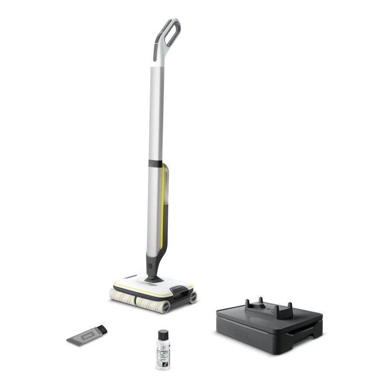 Scopa elettrica a batteria per bagnato senza sacchetto 2,85 Ah nero, bianco e giallo - Kärcher FC 7 Cordless