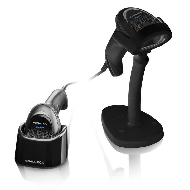 Lettore di codici a barre portatile 1D/2D laser nero - Datalogic Gryphon I GD4520